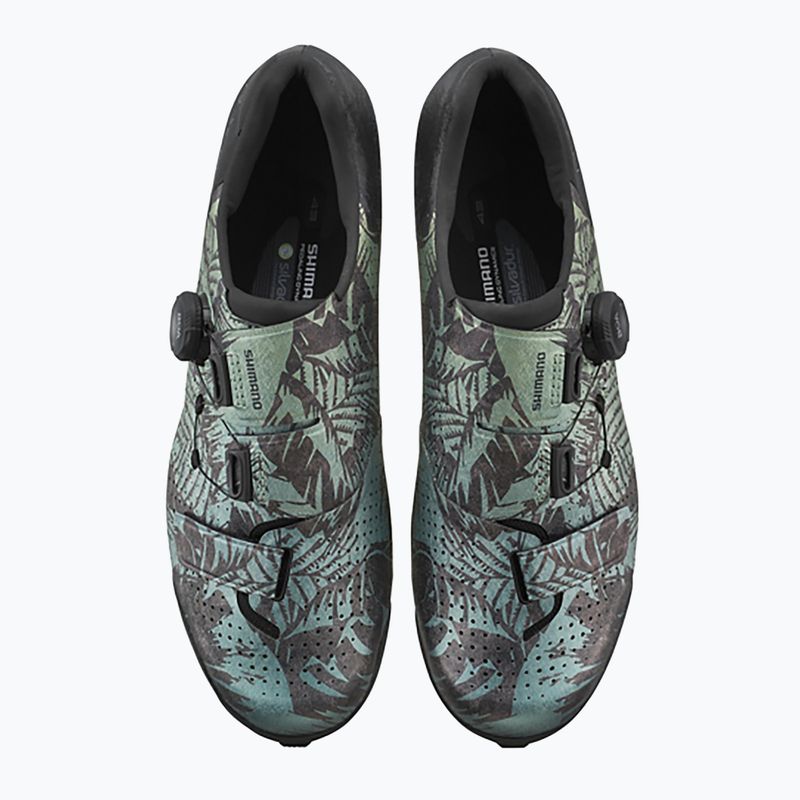 Мъжки гравел обувки Shimano SH-RX801 tropical leaves 3