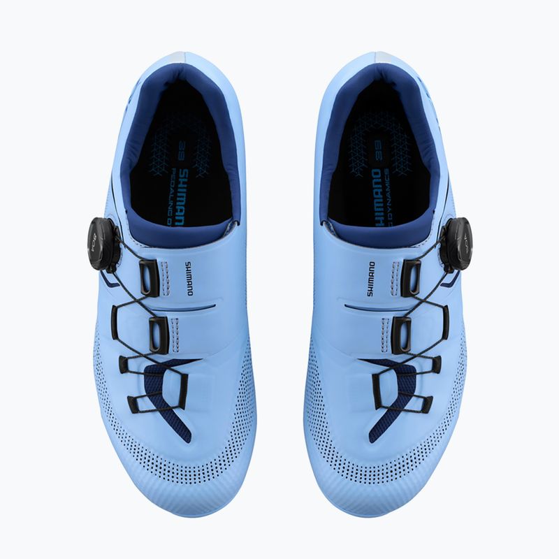 Дамски обувки за шосейно колоездене Shimano SH-RC503W airy blue 4