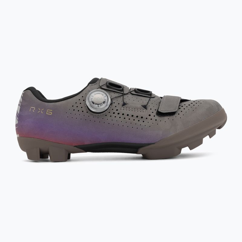 Дамски обувки за гравъл велосипед Shimano SH-RX600 gray/purple 2