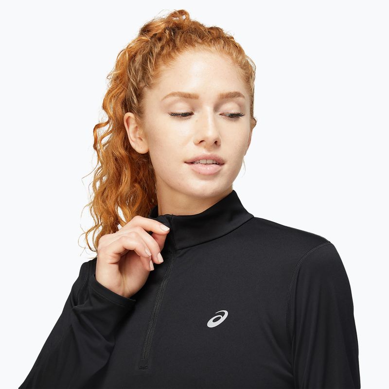 Дамска блуза с дълъг ръкав за бягане ASICS Core 1/2 Zip Top performance black 4