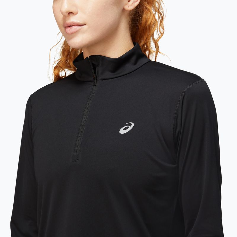 Дамска блуза с дълъг ръкав за бягане ASICS Core 1/2 Zip Top performance black 5