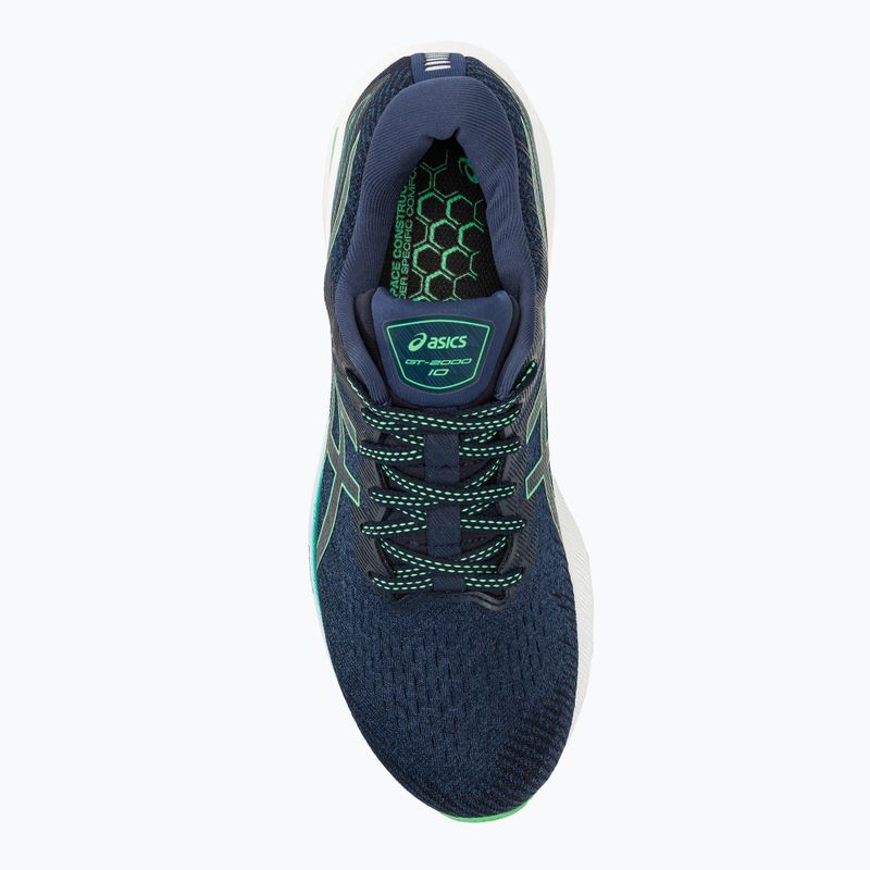 Мъжки обувки за бягане ASICS Gt-2000 10 deep ocean/new leaf 5