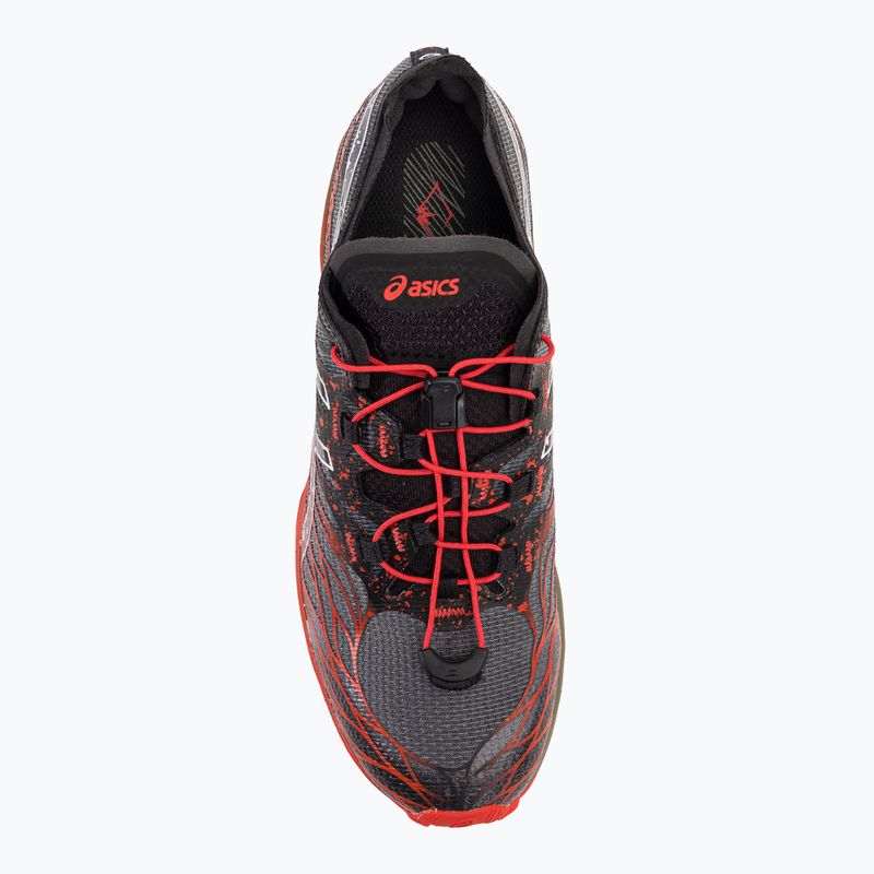 ASICS мъжки обувки за бягане Fujispeed black/cherry tomato 6