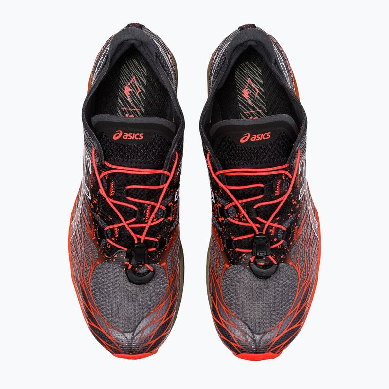 ASICS мъжки обувки за бягане Fujispeed black/cherry tomato 11