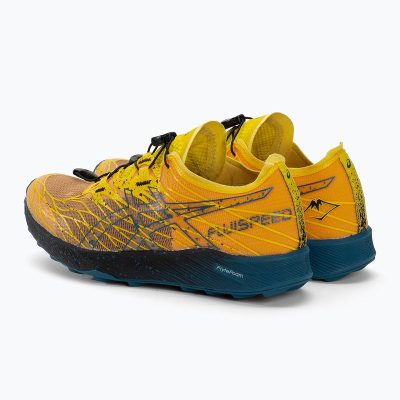 ASICS мъжки обувки за бягане Fujispeed golden yellow/ink teal 3