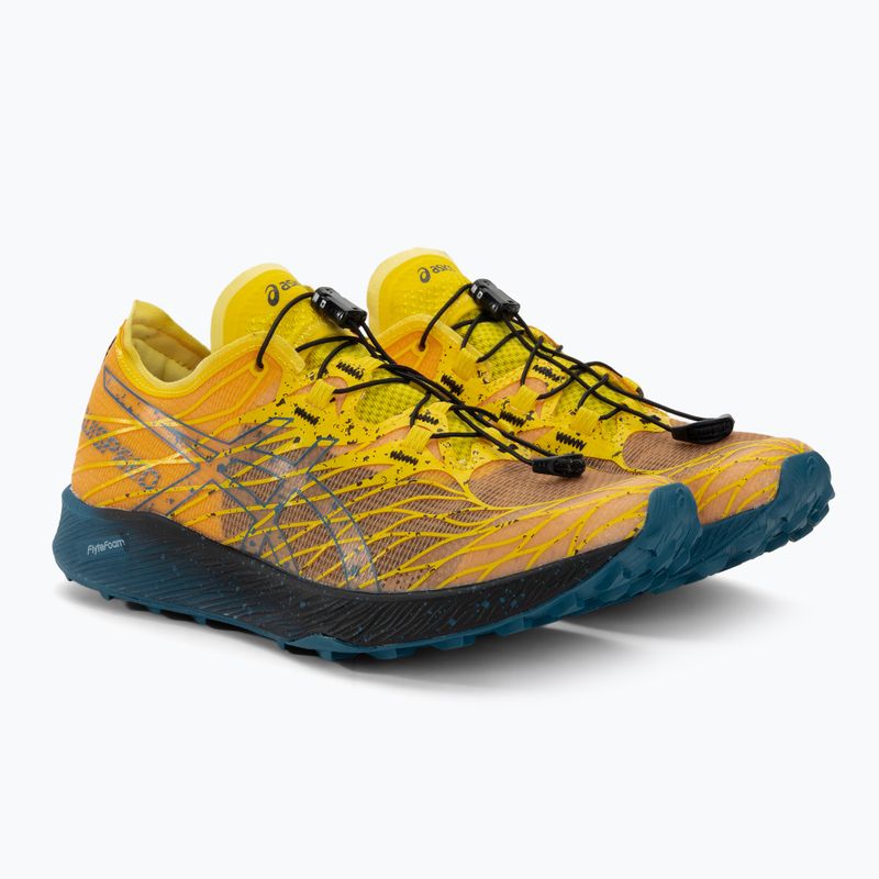 ASICS мъжки обувки за бягане Fujispeed golden yellow/ink teal 4