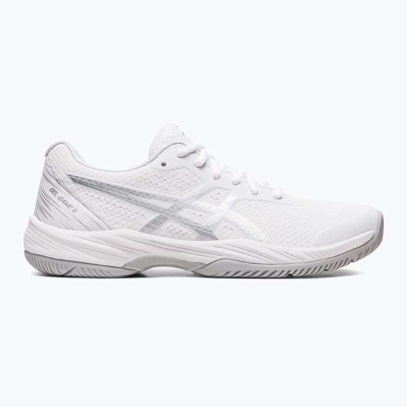 Дамски обувки за тенис ASICS Gel-Game 9 white/pure silver 8