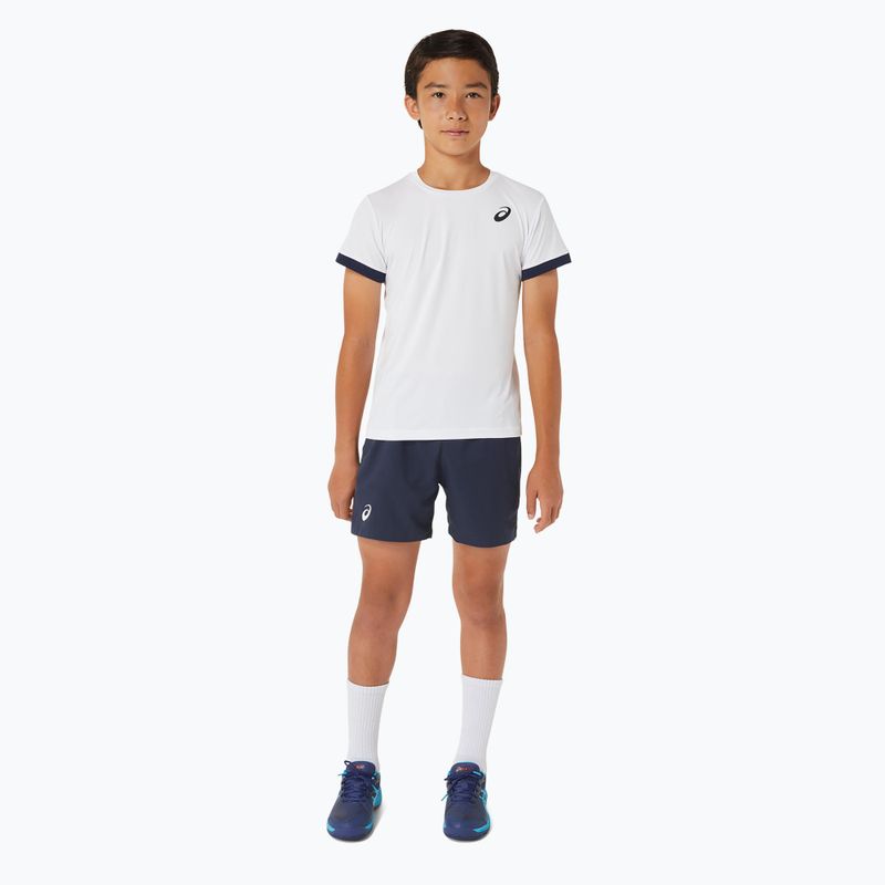 Детска тениска ASICS Tennis Top brilliant white/midnight 2