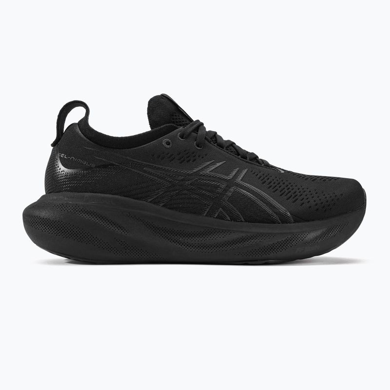ASICS Gel-Nimbus 25 мъжки обувки за бягане черно/черно 2