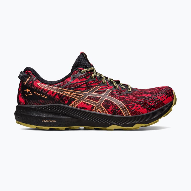 ASICS Fuji Lite 3 електрически червени/черни мъжки обувки за бягане 7