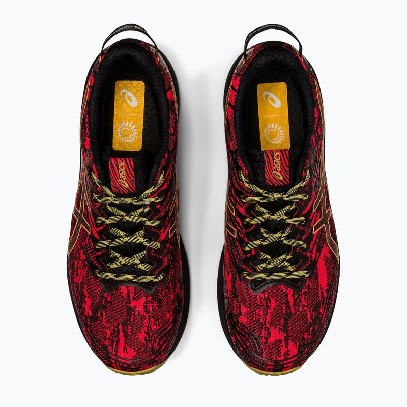 ASICS Fuji Lite 3 електрически червени/черни мъжки обувки за бягане 11