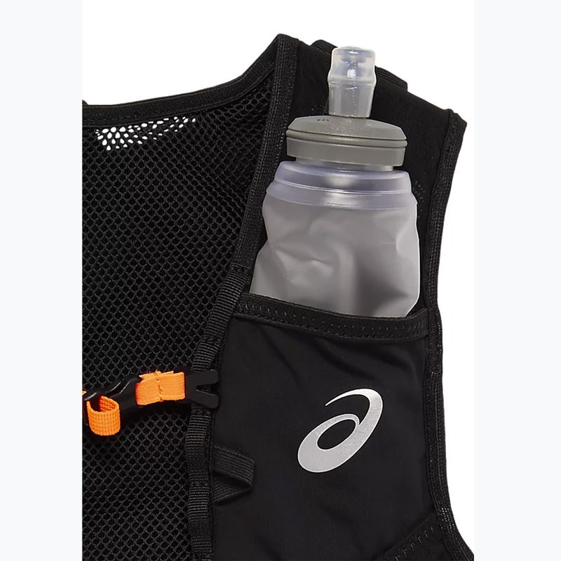 ASICS Fujitrail Хидратираща жилетка 7 l изпълнение черно/шокиращо оранжево жилетка за бягане 8