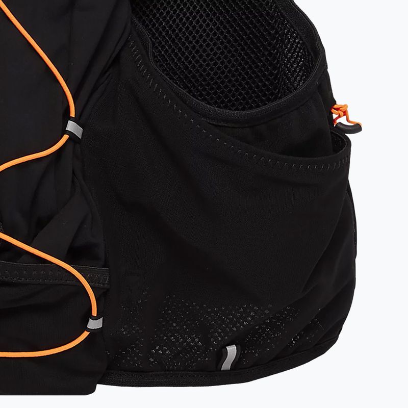 ASICS Fujitrail Хидратираща жилетка 7 l изпълнение черно/шокиращо оранжево жилетка за бягане 10