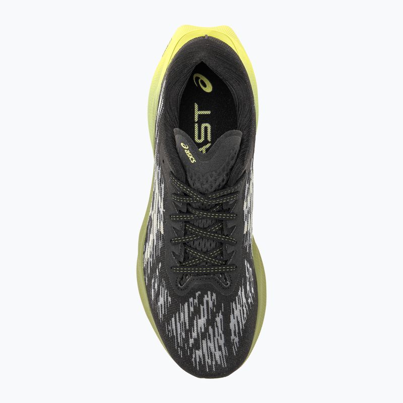 ASICS Novablast 3 black/dried leaf green мъжки обувки за бягане 6