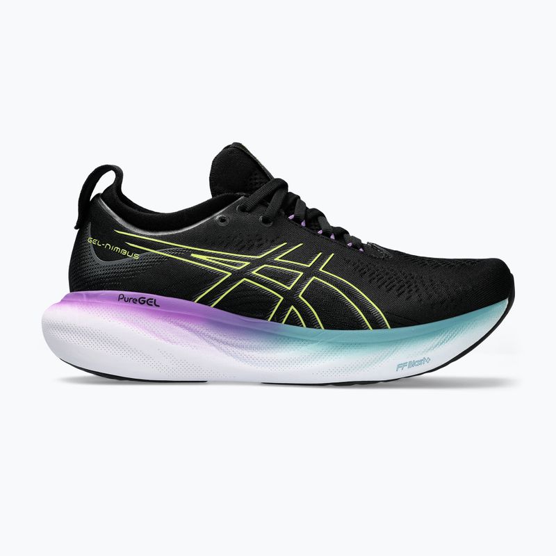 ASICS Gel-Nimbus 25 дамски обувки за бягане черно/жълто 12
