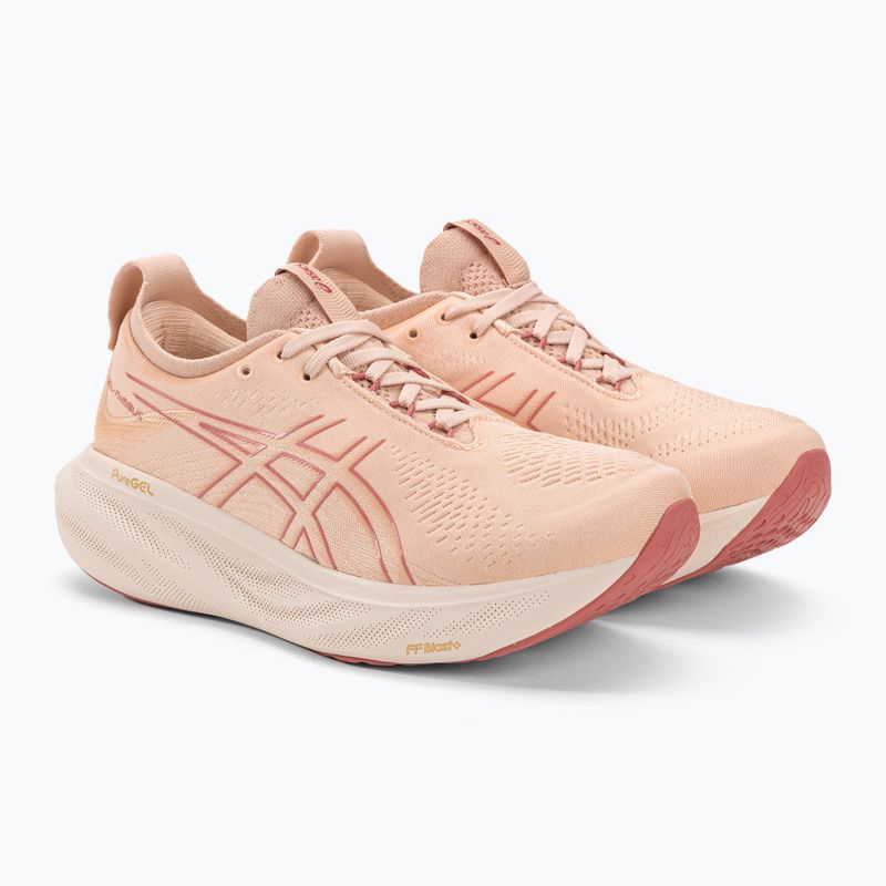 ASICS Gel-Nimbus 25 дамски обувки за бягане бледо кайсиево/светло гранатово 4