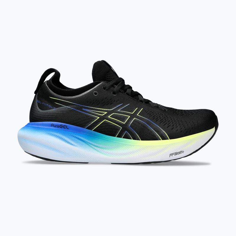 ASICS Gel-Nimbus 25 мъжки обувки за бягане черно/жълто 12