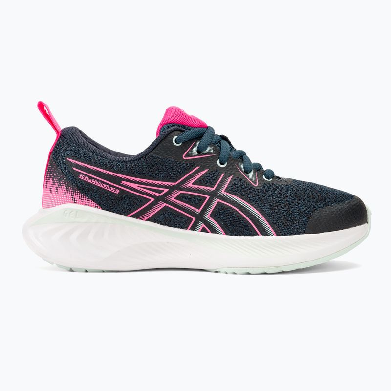 Детски обувки за бягане ASICS Gel-Cumulus 25 GS tarmac/hot pink 2