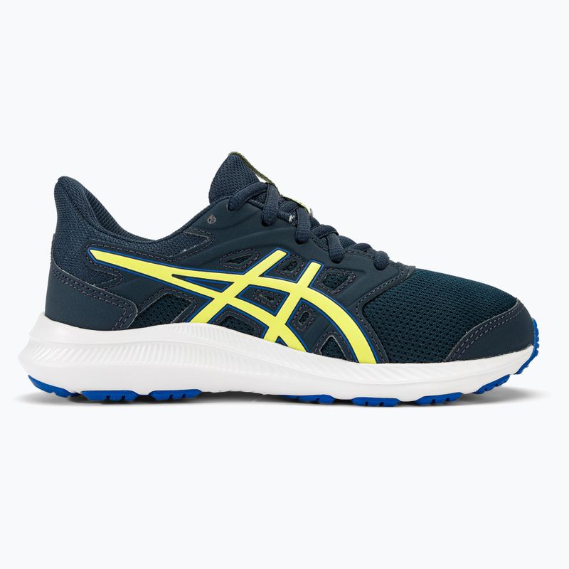 Детски обувки за бягане ASICS Jolt 4 GS french blue/glow yellow 2