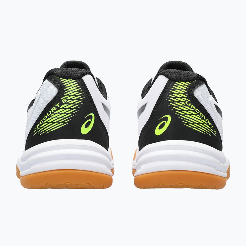 Мъжки обувки за скуош ASICS Upcourt 5 white / safety yellow 8