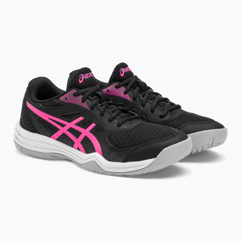 Дамски обувки за скуош ASICS Upcourt 5 black / hot pink 4