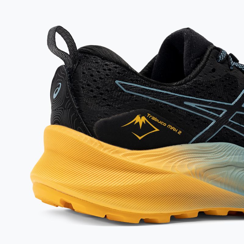 ASICS Trabuco Max 2 мъжки обувки за бягане черно/сиво синьо 8