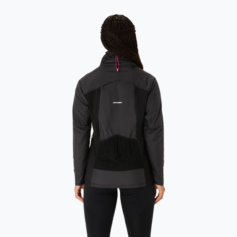 Зимно яке за бягане на ASICS за жени performance black 3