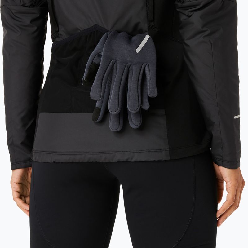 Зимно яке за бягане на ASICS за жени performance black 9