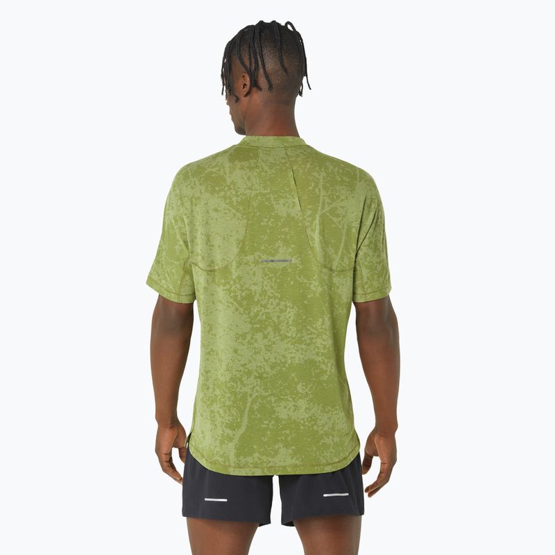 Мъжка тениска за бягане ASICS Metarun Pattern 1/2 ZIP cactus 3