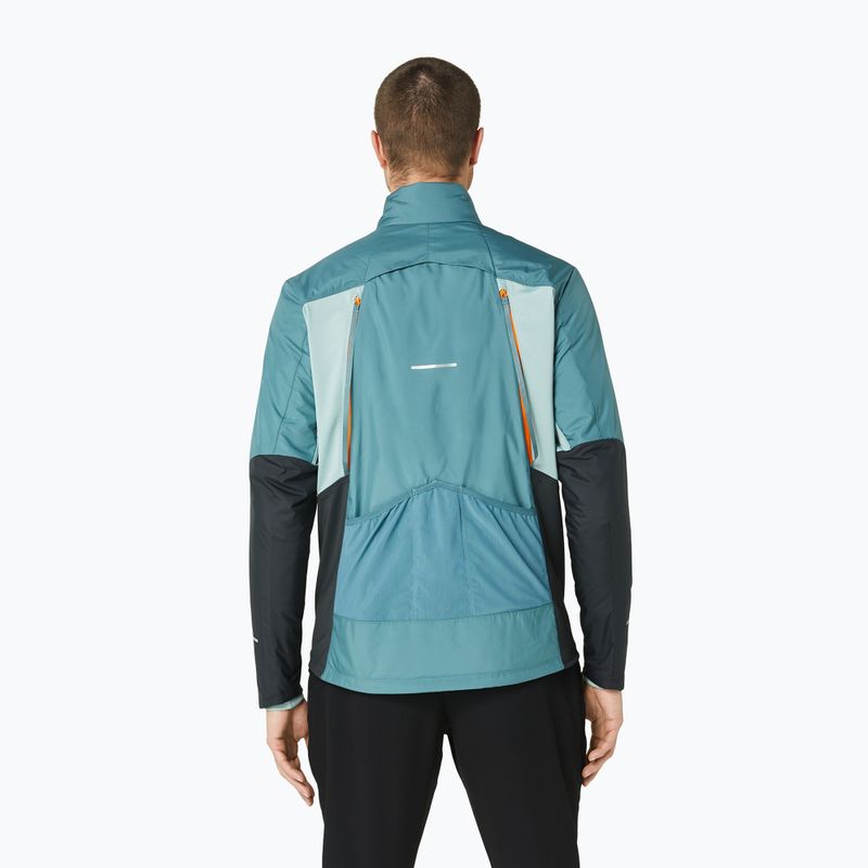 Мъжко яке за бягане ASICS Winter Run foggy teal/graphite grey 3