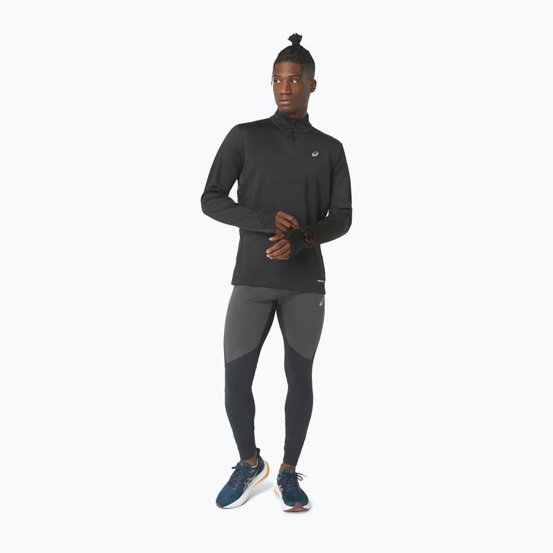 Мъжки потник за бягане ASICS Winter Run 1/2 Mid Layer performance черен/графитен сив 2