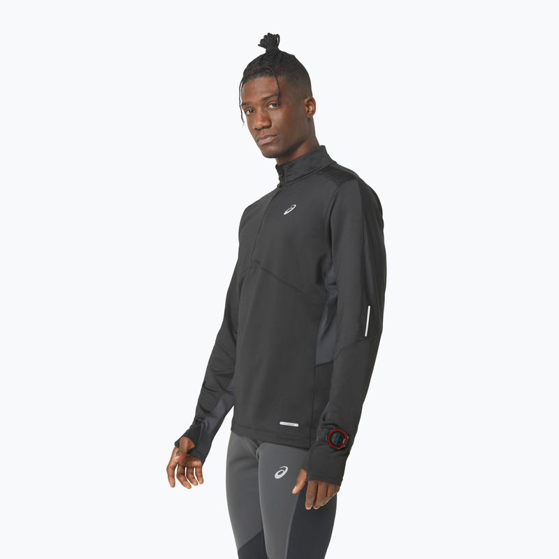 Мъжки потник за бягане ASICS Winter Run 1/2 Mid Layer performance черен/графитен сив 4