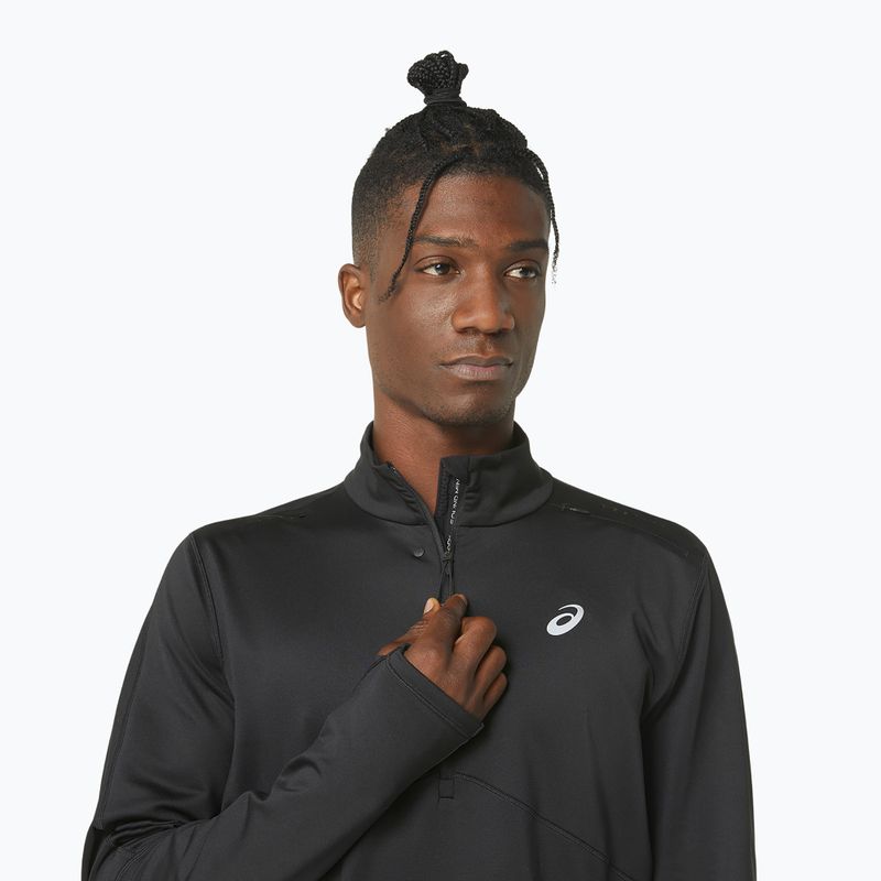 Мъжки потник за бягане ASICS Winter Run 1/2 Mid Layer performance черен/графитен сив 5