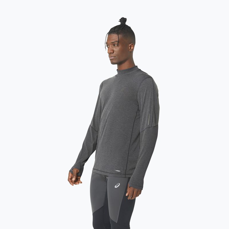 Мъжки ASICS Metarun Mock Neck performance black running longsleeve 3