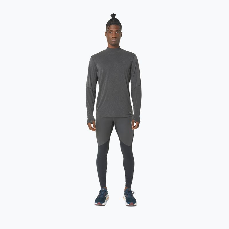 Мъжки ASICS Metarun Mock Neck performance black running longsleeve 2