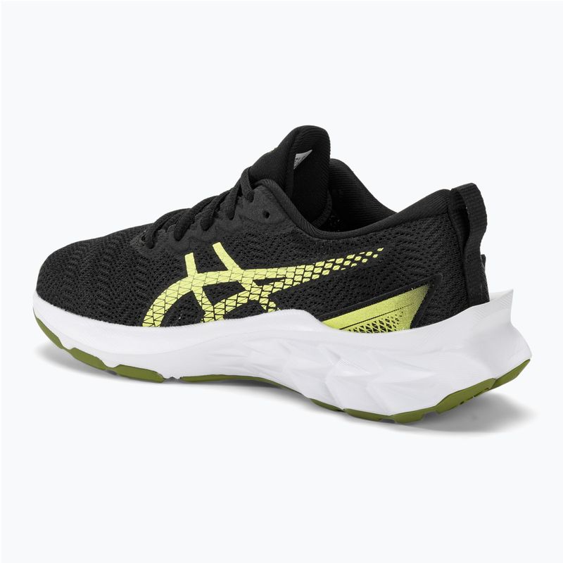 Детски обувки за бягане ASICS Novablast 2 GS black/glow yellow 3