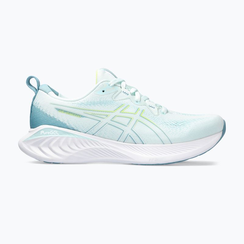 ASICS Gel-Cumulus 25 дамски обувки за бягане успокояващо морско/жълто 12
