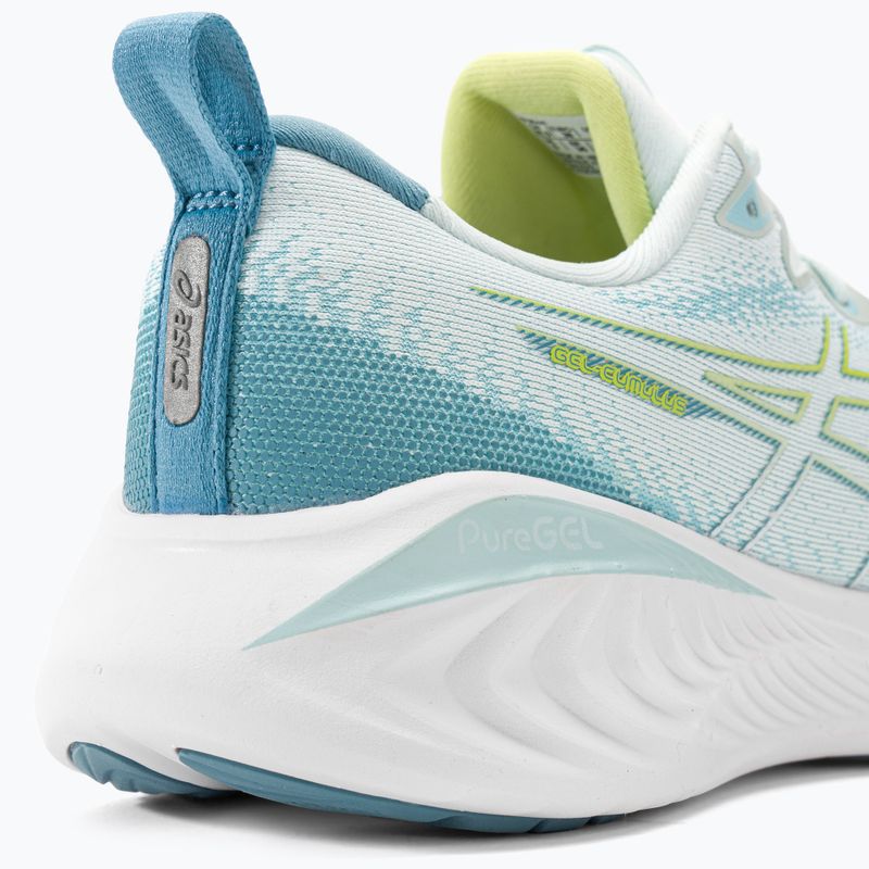ASICS Gel-Cumulus 25 дамски обувки за бягане успокояващо морско/жълто 9
