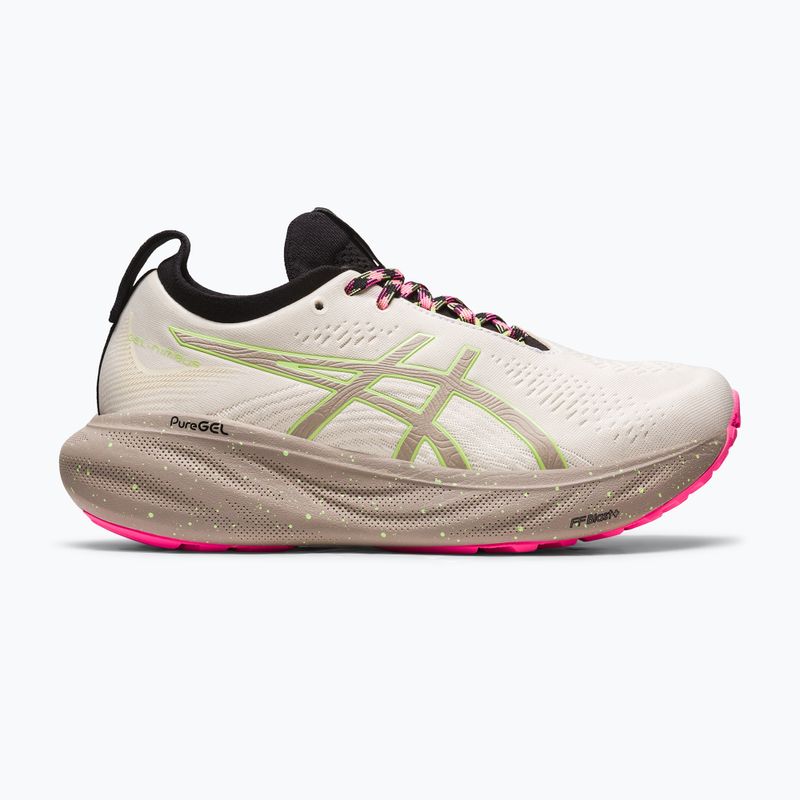ASICS Gel-Nimbus 25 TR природна баня/лимонено зелено дамски обувки за бягане 8