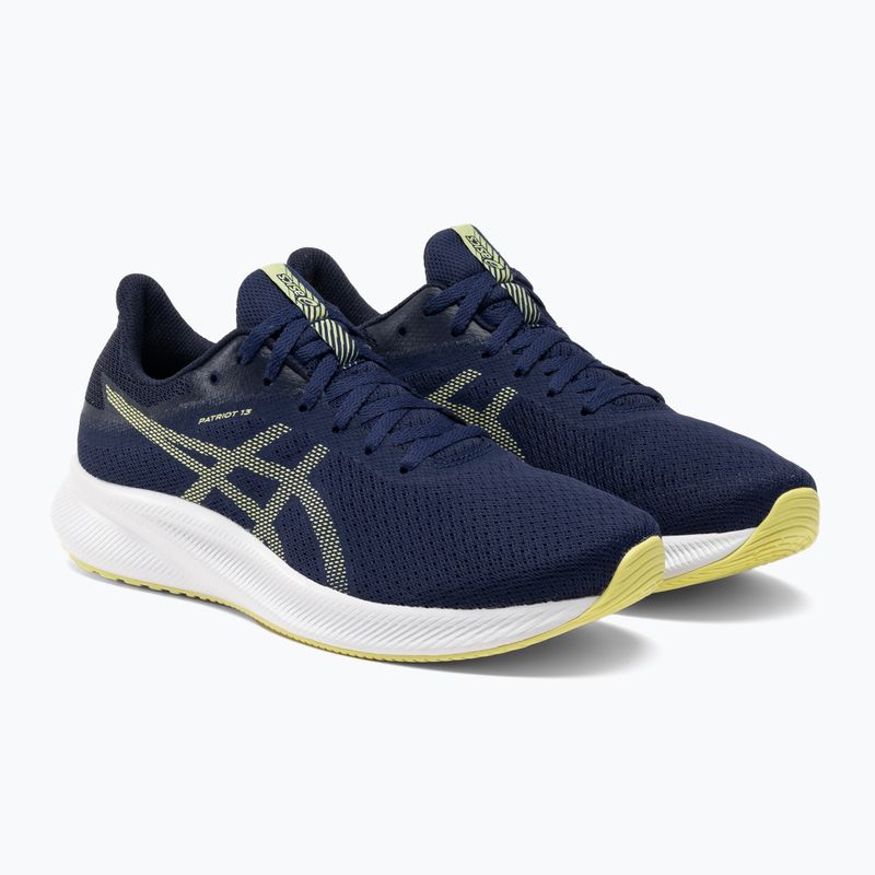 ASICS Patriot 13 мъжки обувки за бягане deep ocean/glow yellow 4