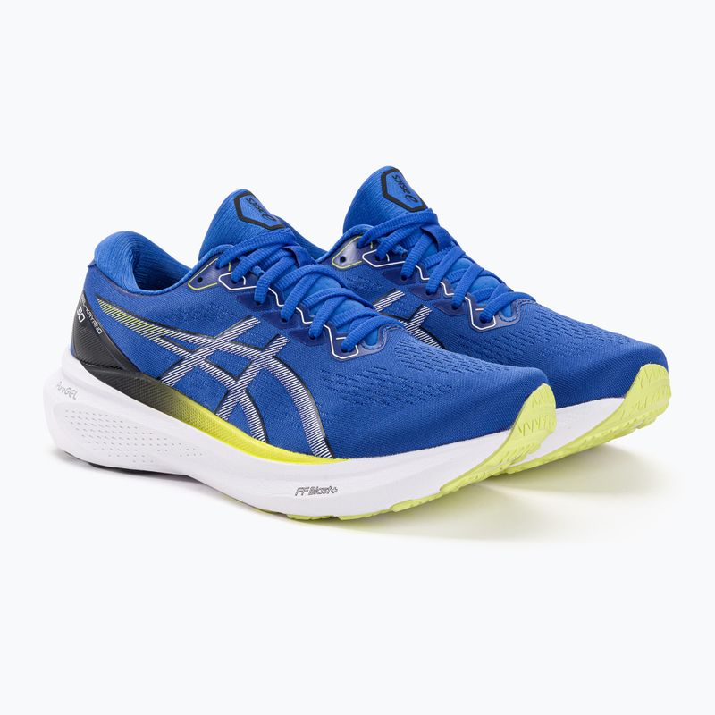 ASICS Gel-Kayano 30 мъжки обувки за бягане илюзия синьо/жълто 4