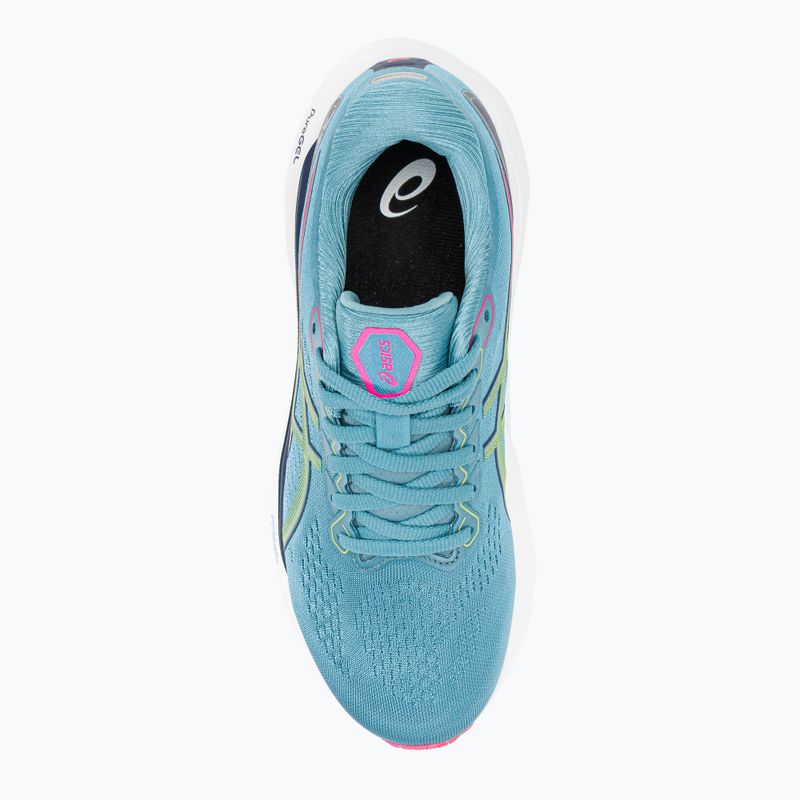 ASICS Gel-Kayano 30 дамски обувки за бягане gris blue/lime green 7
