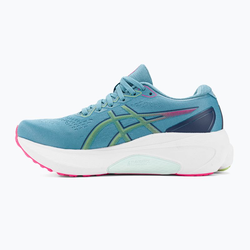 ASICS Gel-Kayano 30 дамски обувки за бягане gris blue/lime green 3
