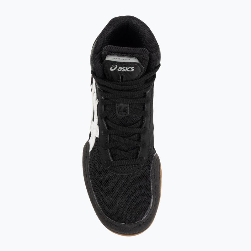 Детски обувки за борба ASICS Matflex 7 GS черно/бяло 5
