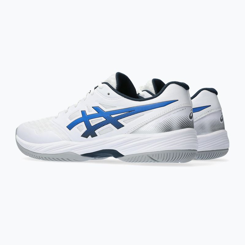 Мъжки обувки за скуош на ASICS Gel-Court Hunter 3 white / illusion blue 17