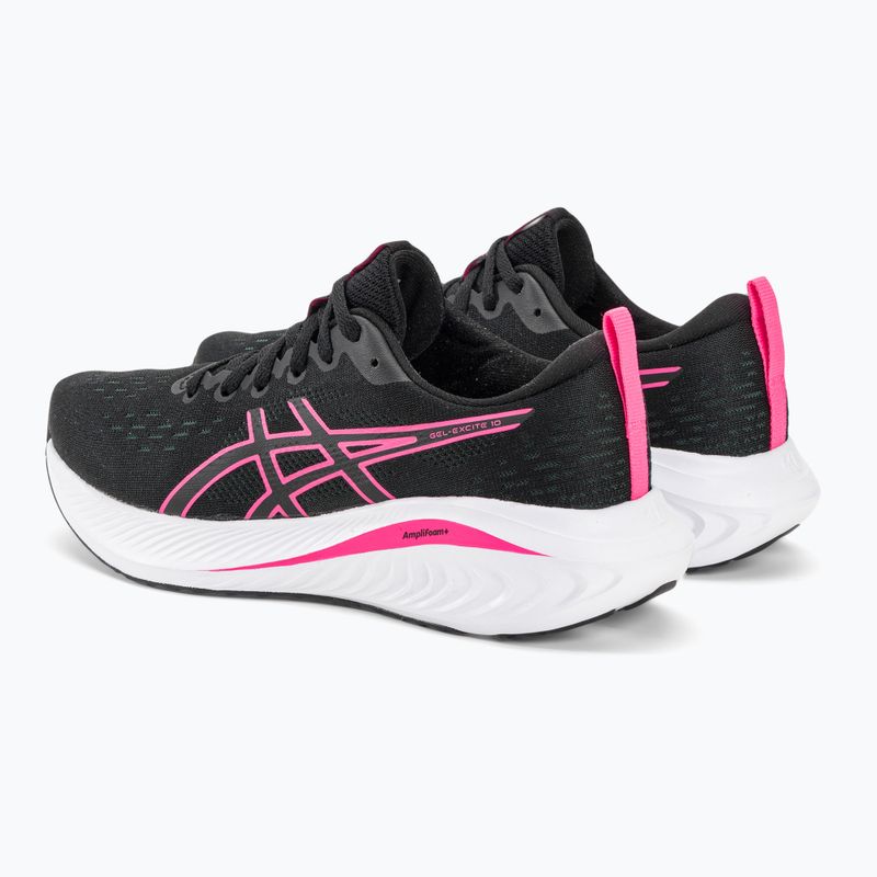 ASICS Gel-Excite 10 дамски обувки за бягане черно/горещо розово 3