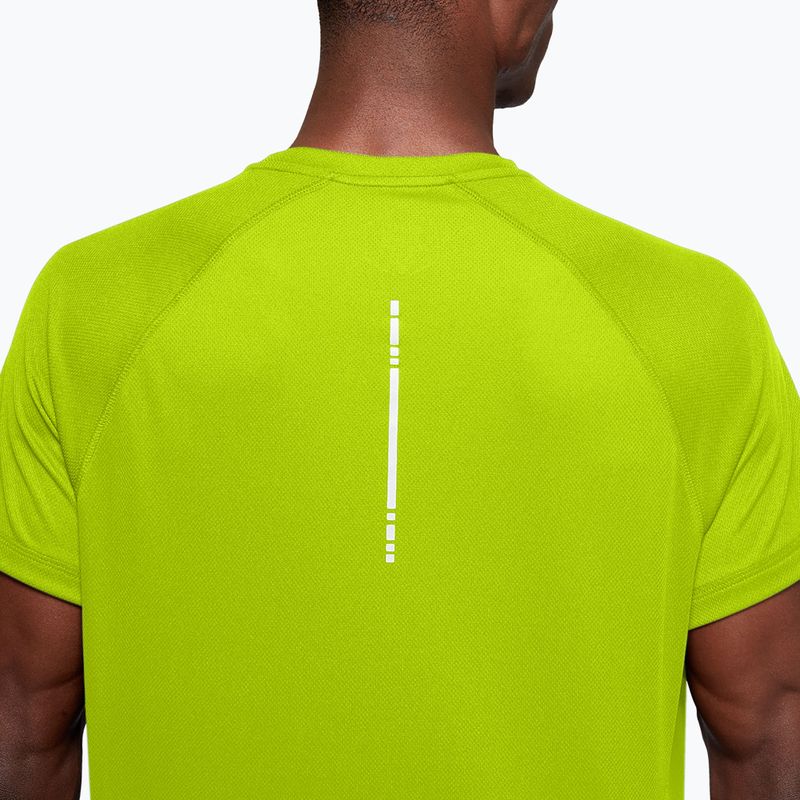 Мъжки ASICS Sport Run Top тениска за бягане lime zest 4
