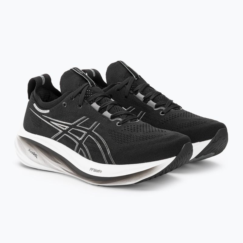 ASICS Gel-Nimbus 26 мъжки обувки за бягане черно/графитно сиво 5