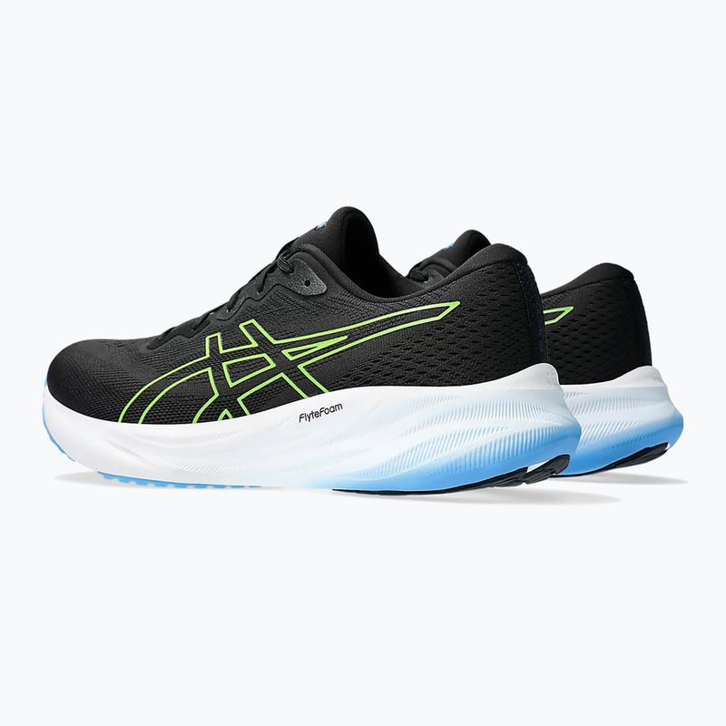 Мъжки обувки за бягане ASICS Gel-Pulse 15 black/electric lime 4