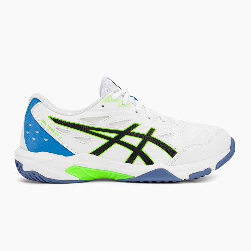 Мъжки волейболни обувки ASICS Gel-Rocket 11 white/lime burst 2